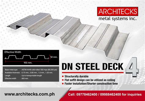 DN STEEL DECK 4 – Architecks Metal Systems Inc.